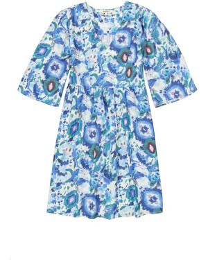 Garcia Kleid & Schal - Blau