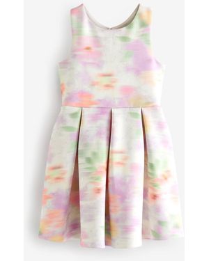 Next Partykleid Elegantes Kleid mit Rückendetail (1-tlg) - Weiß
