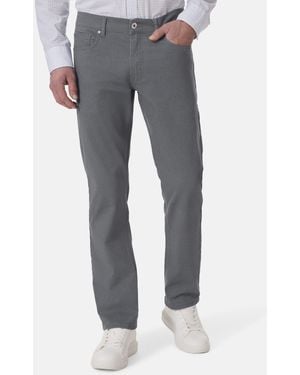Stooker Men 5-Pocket-Jeans Frisco Print Straight Fit Casual Clean Wash Twill Coloured Comfort Flex! - Grau