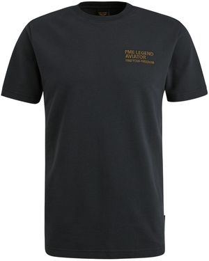 PME LEGEND Poloshirt Short sleeve r-neck - Schwarz