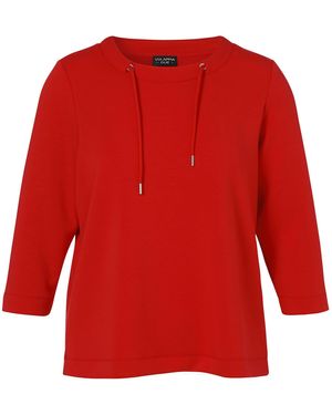 Via Appia Due Sweatshirt (1-tlg) in groß Größen - Rot