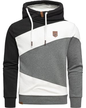 Amaci&Sons TEMPE Kapuzenpullover Pullover Hoodie Sweater - Grau