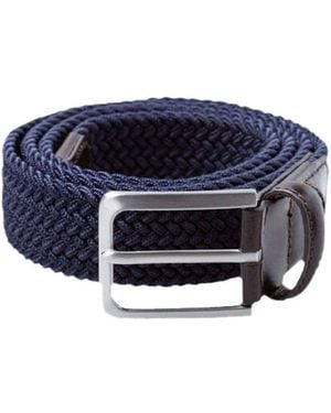 Brax Ledergürtel Flechtgürtel - Blau