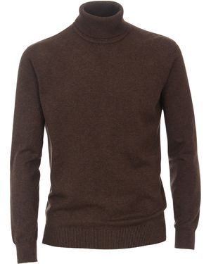 Redmond Strickpullover uni - Braun