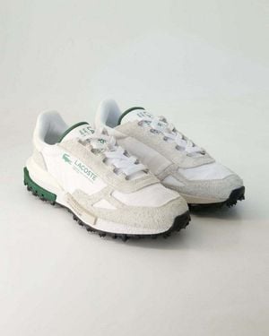 Lacoste Elite Active Sneaker Obermaterial: Leder Und Textil - Weiß