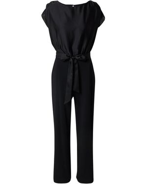 Swing Jumpsuit (1-tlg) Drapiert/gerafft - Schwarz