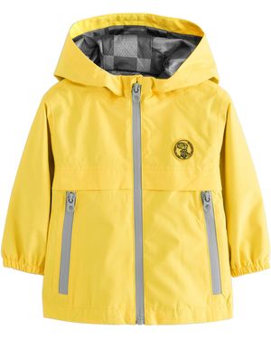 Next Kurzmantel Wasserabweisender, langer Anorak (1-tlg) - Gelb