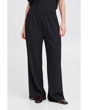 B.Young Loungehose BYUMMI Sommerliche Stoffhose - Schwarz