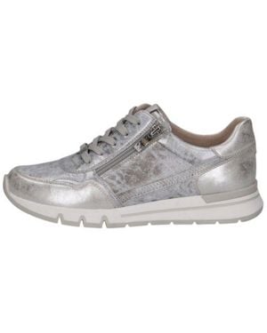 Caprice 23750 (Leder, Mit Seitlichen Reissverschluss) Damen Sneaker - Grau
