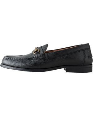 Next Aus Leder mit Trensendesign Loafer (1-tlg) - Schwarz