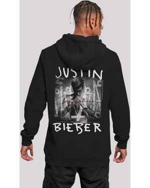 F4NT4STIC Kapuzenpullover Justin Bieber Purpose Album Cover Premium Qualität, Musik, By Rock Off - Schwarz