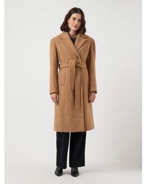 Y.A.S Langmantel Yaskali Wool Blend Coat S. Noos - Natur