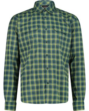 CMP Kurzarmhemd Hemd Man Shirt 35S5737 - Grün
