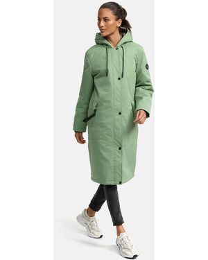 Marikoo Winterjacke Ledalaa mit großer Kapuze - Weiß