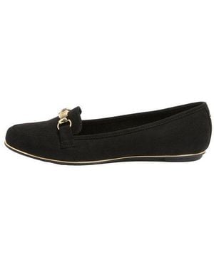 Lipsy Velourskunstleder-Loafer, Weite Passform Loafer - Weiß