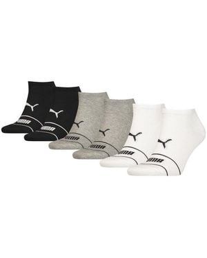 PUMA Socken Sneaker 6Pack - Schwarz