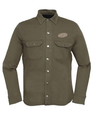 Modeka Motorradjacke Overshirt Oliwer - Grün