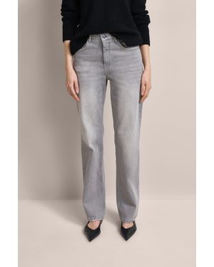 Bugatti 5-Pocket-Jeans mit geradem Beinverlauf - Schwarz