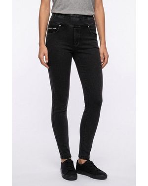Freddy Shapingleggings Now Skinny Yoga Mit Lifting & Shaping Effekt Und Umschlagbund - Schwarz