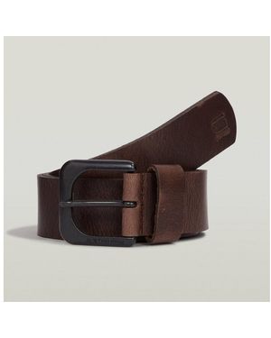G-Star Ledergürtel Zed Belt - Schwarz