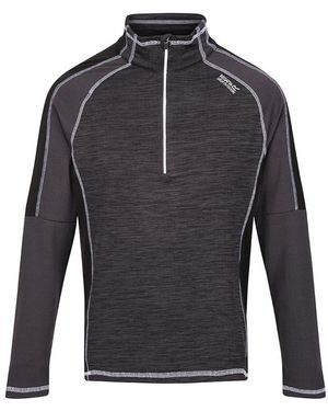 Regatta Langarmshirt Hepley Powerstretch Pullover RMA494 - Blau