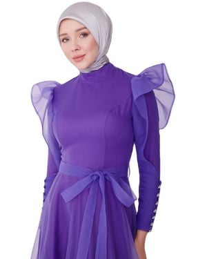 Armine Cocktailkleid Armine Kleid, Premium Qualität, Festliches Lang Abendkleid - Lila