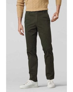 Meyer Chinos Roma Mit Stretch-Dehnbund - Grün