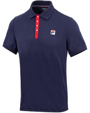 Fila Poloshirt Polo Dominic Blau