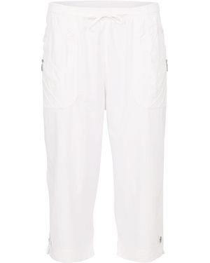 malito more than fashion Caprihose C200 kurze unifarbene Freizeithose - Weiß