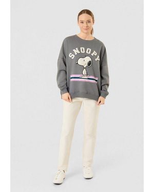Codello Sweatshirt (1-Tlg) Mit Snoopy Motiv - Grau