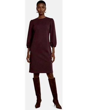 Zero Sweatkleid Damen Mit 3/4 Arm Material - Rot