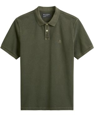 Marc O' Polo Poloshirt Basic T-Shirt - Grün