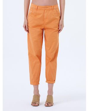 Miracle of Denim 5-Pocket-Jeans Coco Chino (1-tlg) - Orange