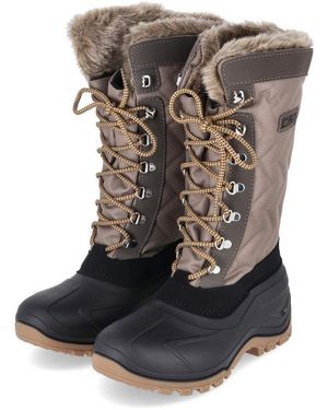 CMP Winterstiefel 3Q47966-P780 Damen Textil & Synthetik Taupe Stiefel - Schwarz