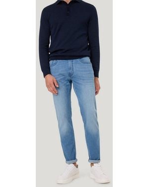Pierre Cardin Regular-Fit-Jeans Pc-Lyon Im Five-Pocket Style - Blau