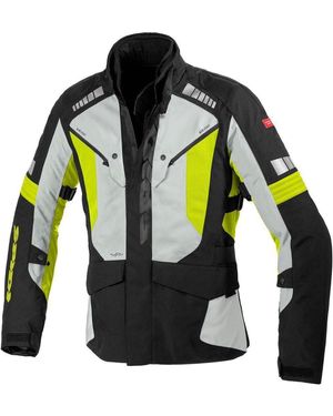 SPIDI Motorradjacke H2Out Outlander Motorrad Textiljacke herausnehmbares Innenfutter,wasserdicht - Schwarz