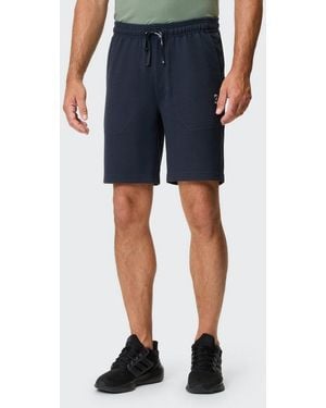 JOY sportswear Bermudas Sweat-Bermuda Quentin Mit Seitlichen Eingrifftaschen, Leichtes Material, Lockere Passform - Blau