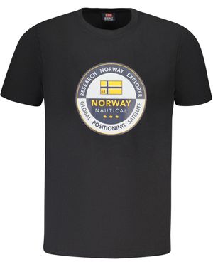 Norway 1963 T- Kurzarm-Shirt Schwarz