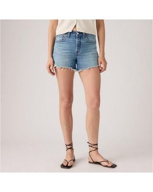 Levi's Shorts Die Passform Schmeichelt Kurvigen Figuren - Blau
