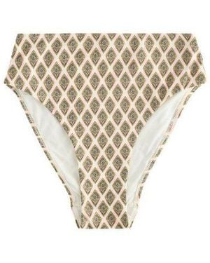 Next Highwaist-Bikini-Hose High-Waist-Bikinihose Mit Hohem Beinausschnitt (1-St) - Weiß