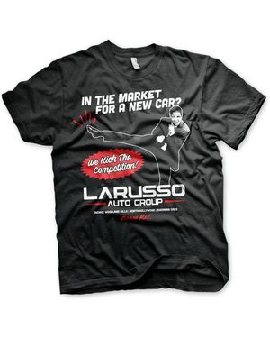 Cobra Kai Larusso Auto Group Big Tall T-Shirt - Schwarz