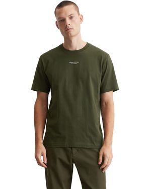 Marc O' Polo T-Shirt aus reiner Bio-Baumwolle - Grün