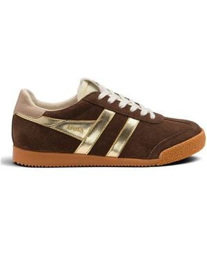 Gola Elan Glitz 2026 Dunkelbraun/Rosa/ Damen Sneaker - Schwarz