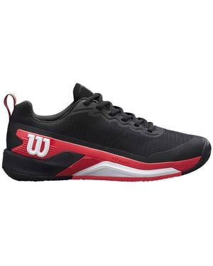 Wilson Rush Pro 4.5 Clay/Sandplatz/Rot Herren Tennisschuh - Schwarz