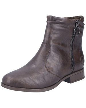 Rieker 77041 Stiefelette - Grau