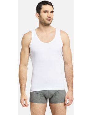 Lawrence Grey Tanktop Unterhemd/t-shirt 3er Pack - Weiß