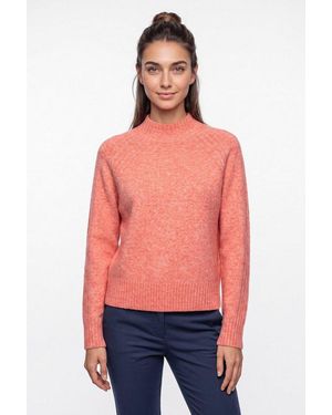 Pepe Jeans Strickpullover Ashley Perkins Mit Stehkragen - Rot