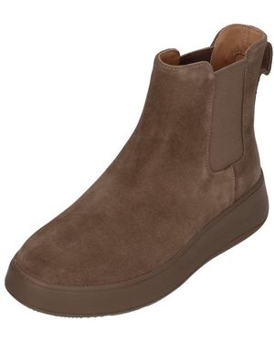Fitflop F Mode Suede Flatform Fk3 Chelseaboots Minky - Braun