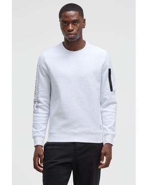 Camp David Sweater mit Baumwolle - Weiß