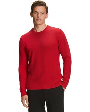 FALKE Strickpullover (1-tlg) mit Bio-Baumwolle - Rot